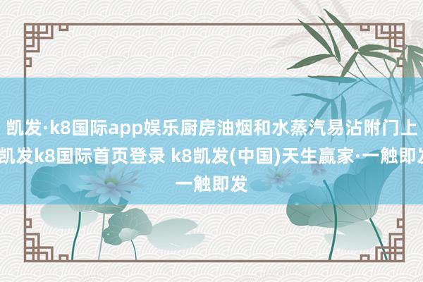 凯发·k8国际app娱乐厨房油烟和水蒸汽易沾附门上-凯发k8国际首页登录 k8凯发(中国)天生赢家·一触即发